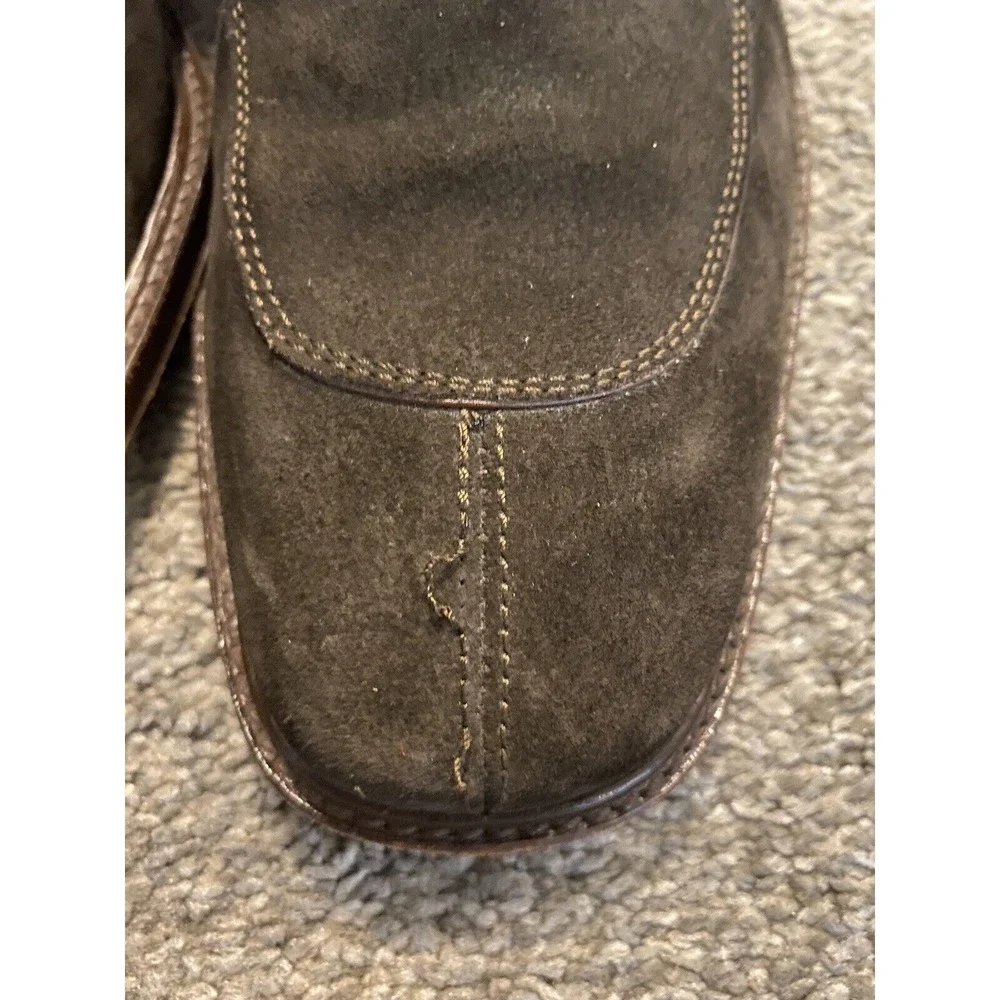 Salvatore‎ Ferragamo Men's Size 9  Dress Shoes Brown Lace Up Oxford Derby Suede